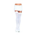 Nylon Over The Knee Plus Size White | SexToy.com