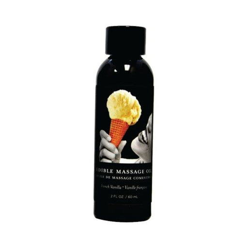 Earthly Body Edible Massage Oil Vanilla 2oz | SexToy.com