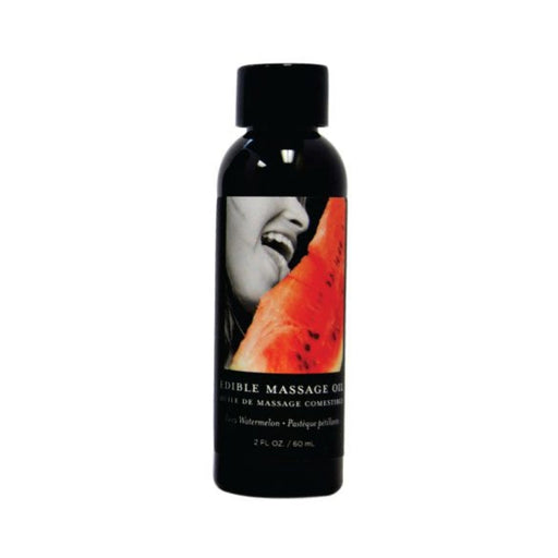 Earthly Body Edible Massage Oil Watermelon 2oz | SexToy.com