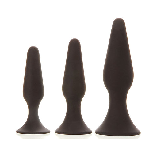 Booty Boot Camp Training Kit 3 Butt Plugs Black | SexToy.com