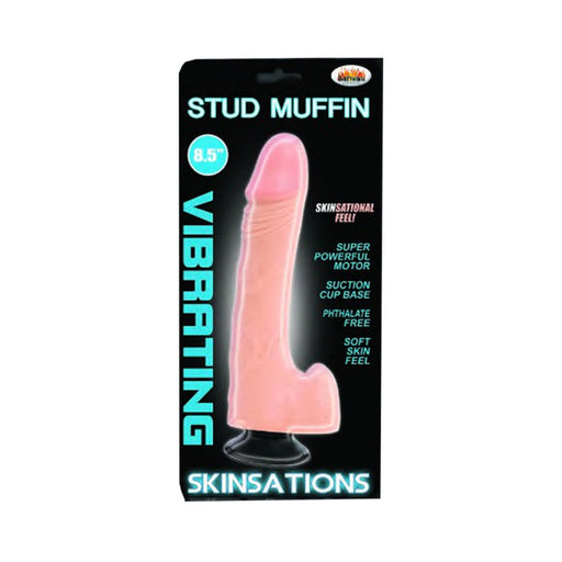 Skinsations Stud Muffin Vibrating 8.5in | SexToy.com