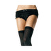 Micro Mesh Lace Ruffle Tanga Short O/S Black | SexToy.com