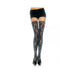 Lace Thigh High Stockings Lace Top O/S Black | SexToy.com