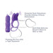 Fantasy C-Ringz Twin Teazer Rabbit Ring Purple | SexToy.com