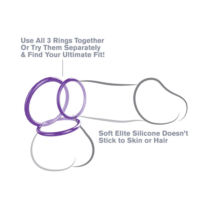 FCR - Silicone 3 Piece Stamina Set | SexToy.com