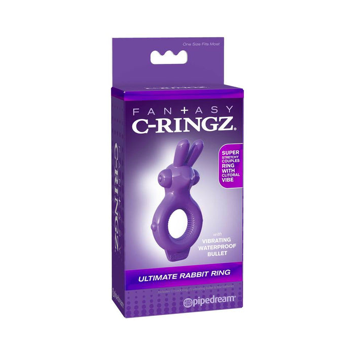 Fantasy C-Ringz Rabbit Ring Purple Vibrator | SexToy.com