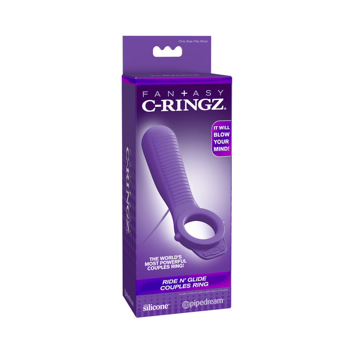 Fantasy C-Ringz Ride N Glide Couples Ring Purple | SexToy.com