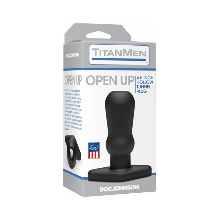 Titanmen The Open Up Black Butt Plug | SexToy.com