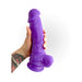 Colours Pleasures Thick 8 inches Purple Dildo | SexToy.com