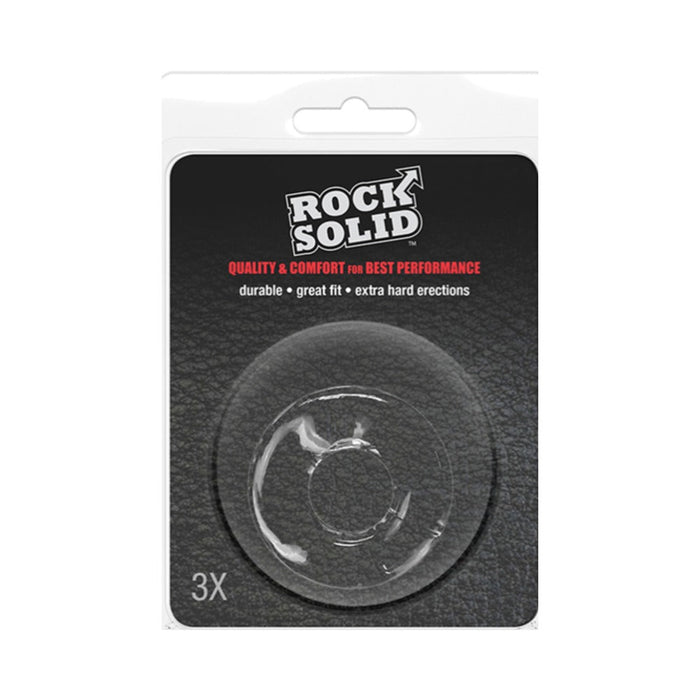 Rock Solid 3x Donut C Ring In A Clamshell | SexToy.com