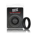 Rock Solid Silicone Black C Ring, Small (1 3/4in) In A Clamshell | SexToy.com