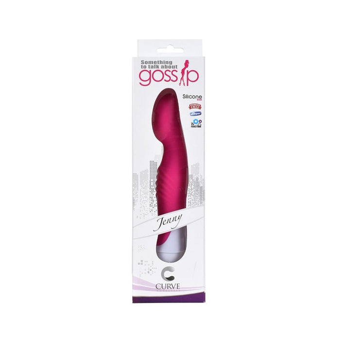Jenny 7 Function Waterproof Silicone Vibrator - Pink | SexToy.com