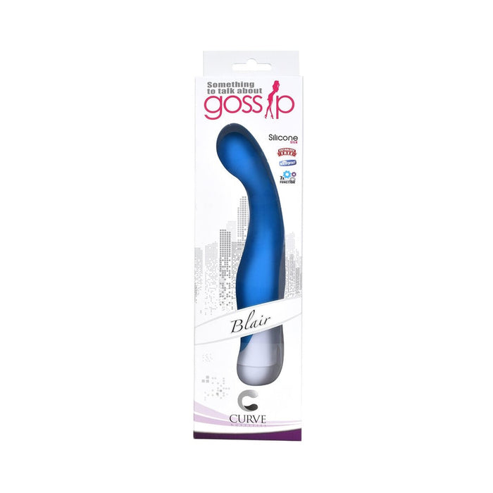Blair 7 Function Azure Blue G-Spot Vibrator | SexToy.com