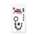 All About Anal Silicone Anal Beads 6 Balls Black | SexToy.com