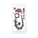 All About Anal Silicone Anal Beads 9 Balls Black | SexToy.com