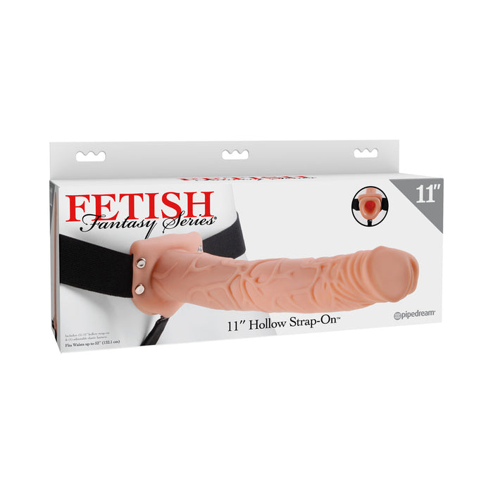 Fetish Fantasy 11in Hollow Strap-on Flesh | SexToy.com