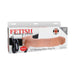 Fetish Fantasy 11 inches Vibrating Hollow Strap On Beige | SexToy.com