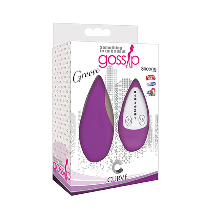 Gossip Groove 4 Speed Silicone Egg Vibe | SexToy.com