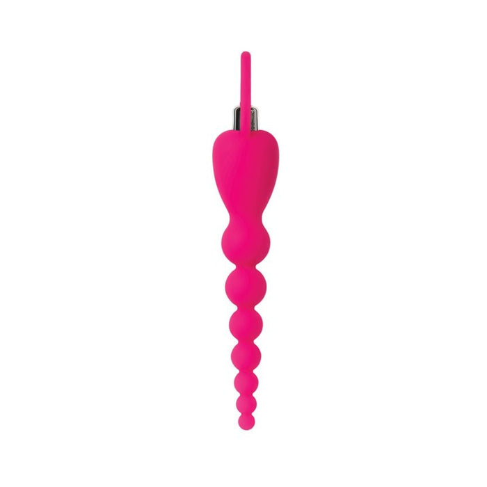 Booty Bliss Vibrating Anal Beads Pink | SexToy.com