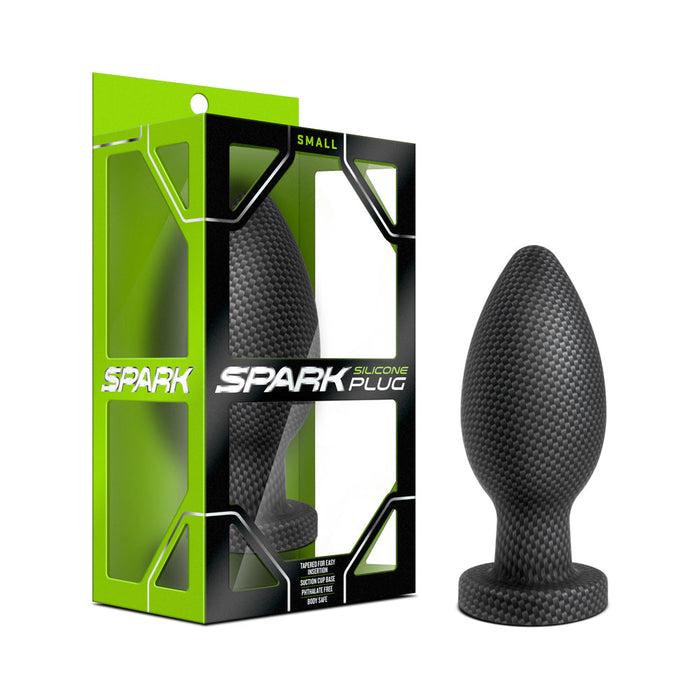 Spark - Silicone Plug - Small - Carbon Fiber | SexToy.com