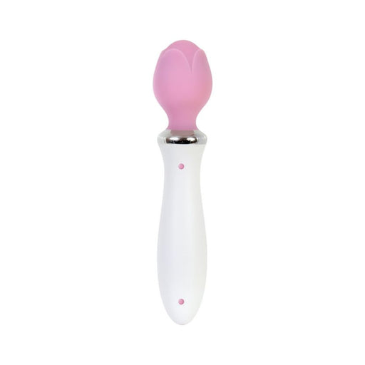 Luminous Rose Rechargeable Wand Massager Pink | SexToy.com