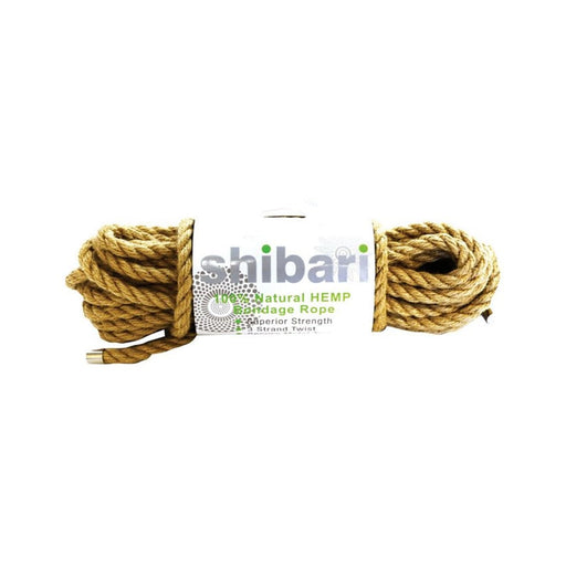 Shibari Natural Hemp Bondage Rope 32 feet | SexToy.com