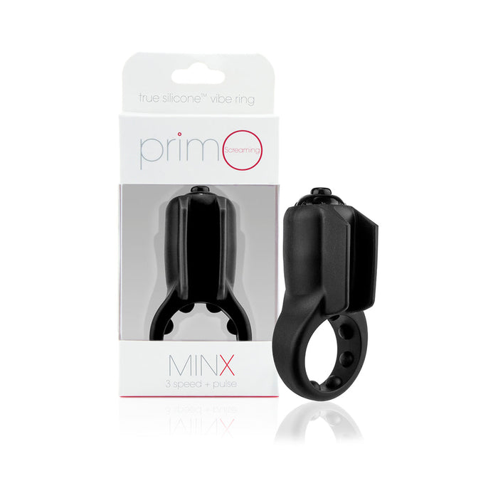Screaming O Primo Minx Black Vibrating Ring | SexToy.com