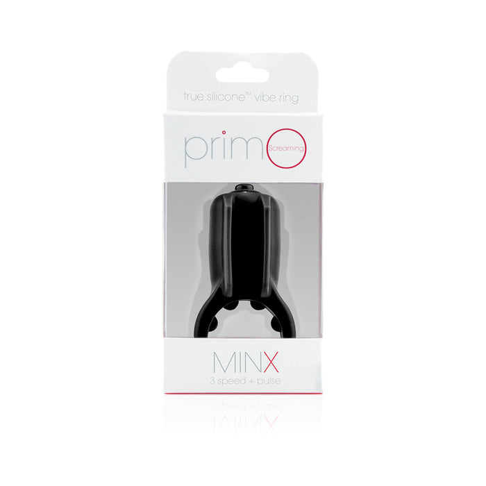 Screaming O Primo Minx Black Vibrating Ring | SexToy.com