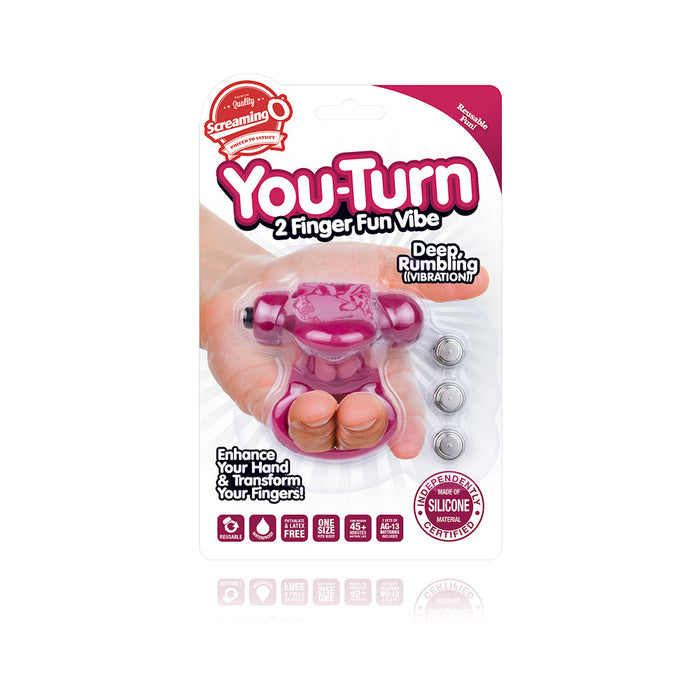 Screaming O You Turn 2 Finger Fun Purple Finger Vibe | SexToy.com