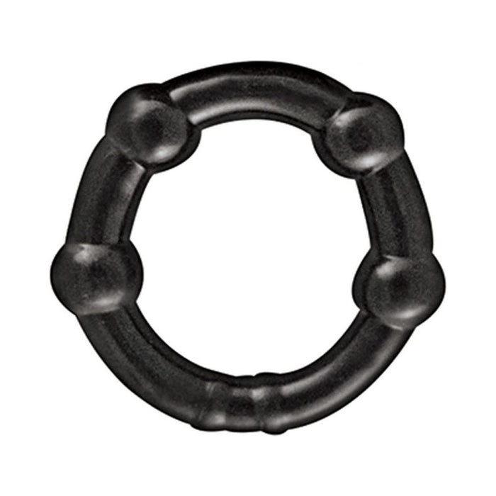 My Ten Erection Rings Beaded Comfort Rings Black | SexToy.com