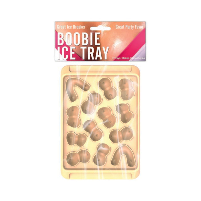 Boobie Ice Cube Tray Assorted Shapes 2 Pack | SexToy.com