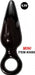 Anal Fever Mini Ass Glass Pleasure Plug Black | SexToy.com