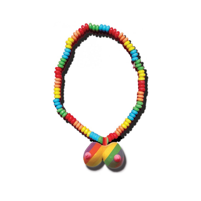 Rainbow Boobie Candy Necklace | SexToy.com