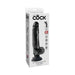 King Cock 9 inches Vibrating Dildo with Balls Black | SexToy.com