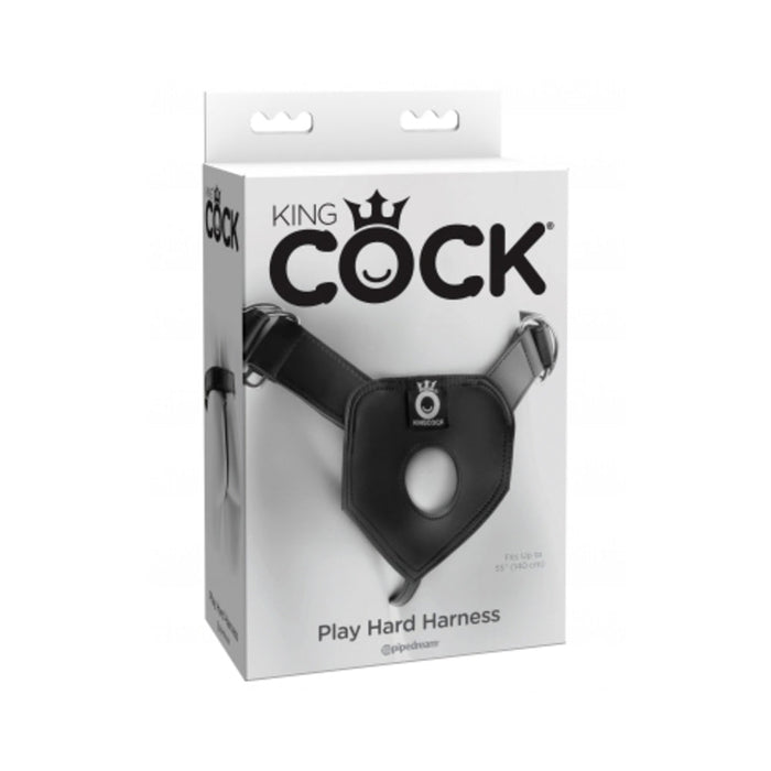 King Cock Play Hard Harness O/S Black | SexToy.com
