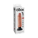 King Cock 6 inches Vibrating Dildo Beige | SexToy.com