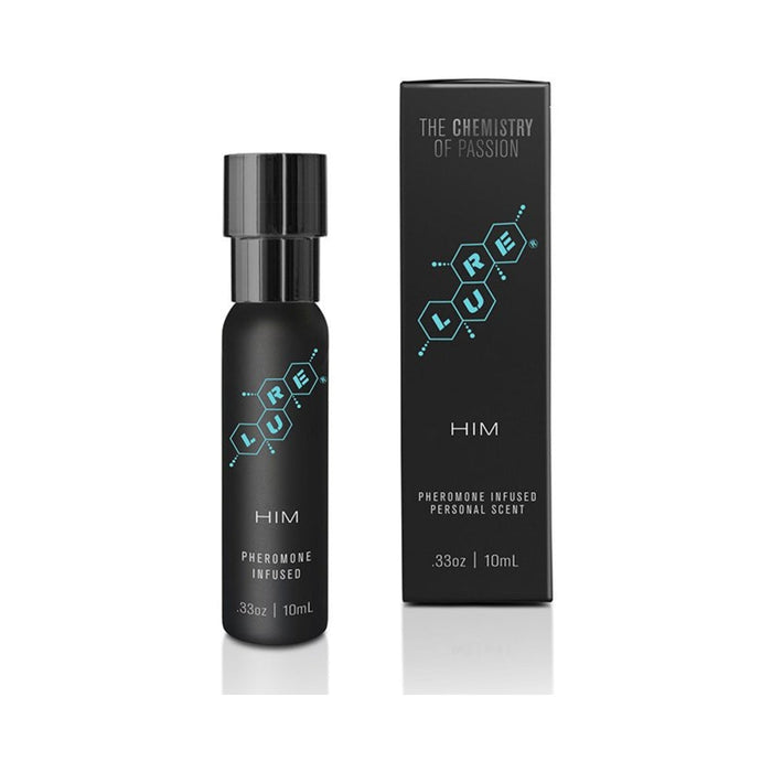 Lure Black Label For Him Pheromone Infused Scent .33oz | SexToy.com