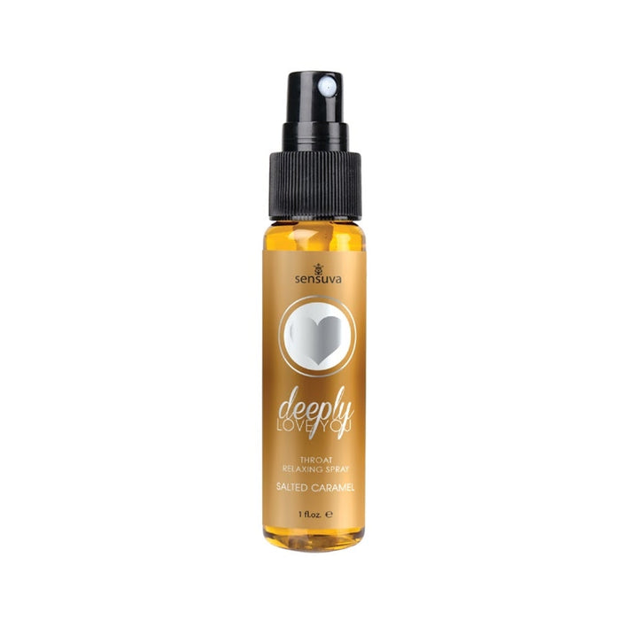 Deeply Love You Salted Caramel Throat Relaxing Spray 1oz Bottle | SexToy.com