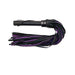 Rouge Flogger W/leather Handle & Floggers Black/purple | SexToy.com