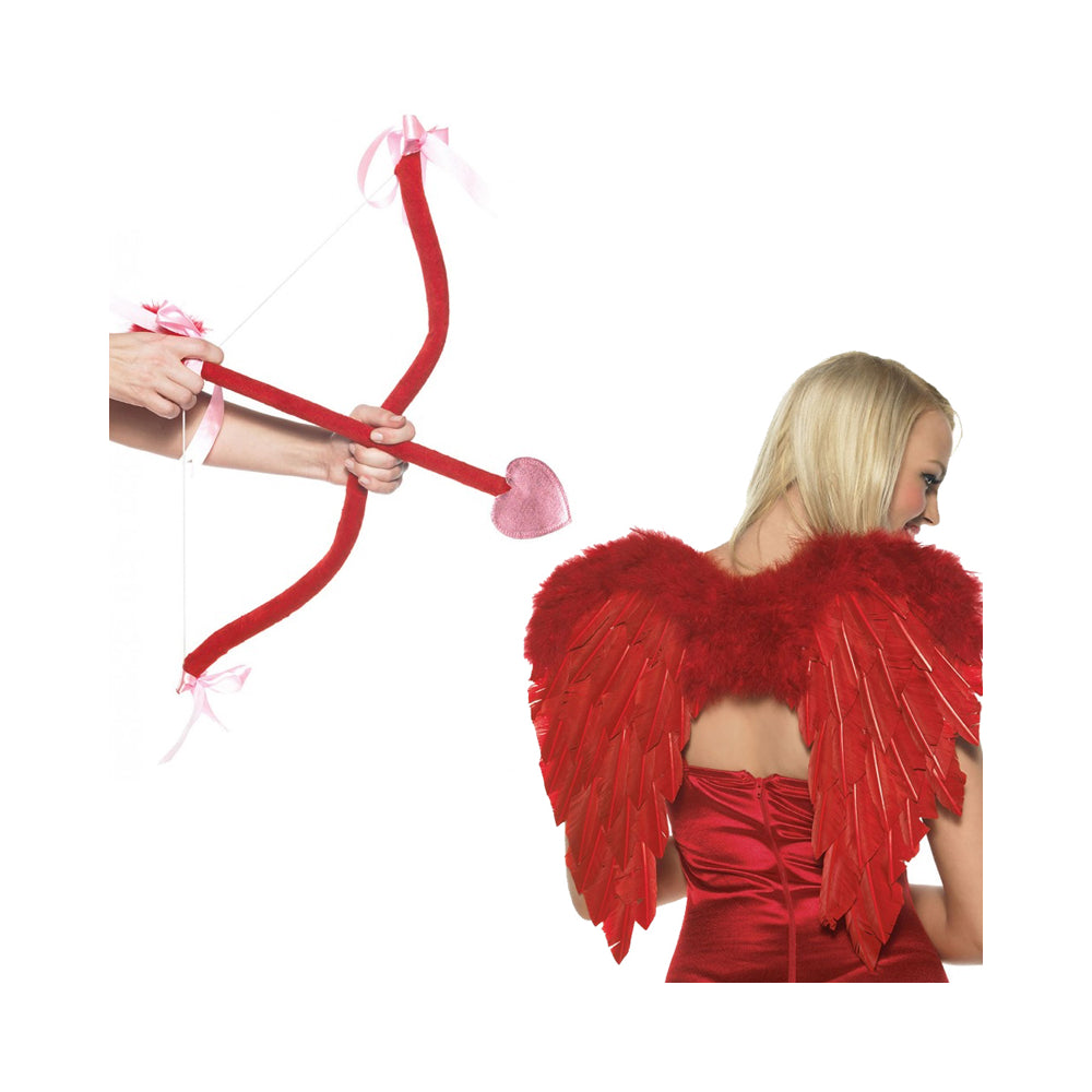 Cupid Kit - Includes Bow, Arrow And Wings O/s Red | SexToy.com
