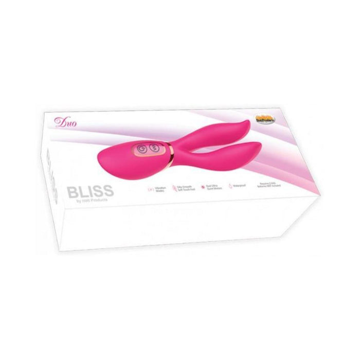 Bliss Duo 7 Function Pink Vibrator | SexToy.com