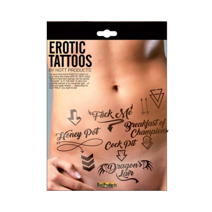 Erotic Tattoos Assorted Pack | SexToy.com