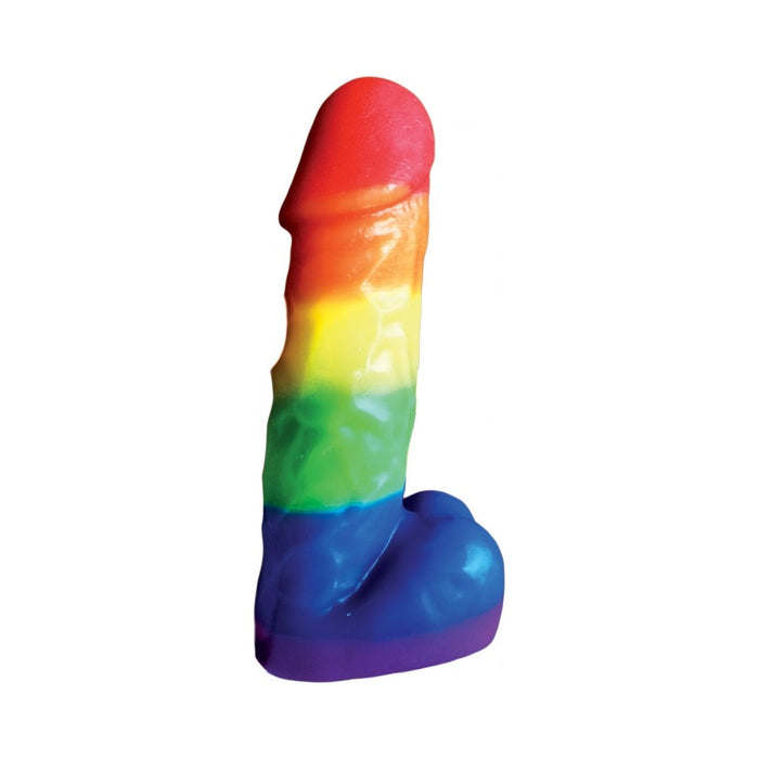 Rainbow Pecker Party Candle 7 inches | SexToy.com