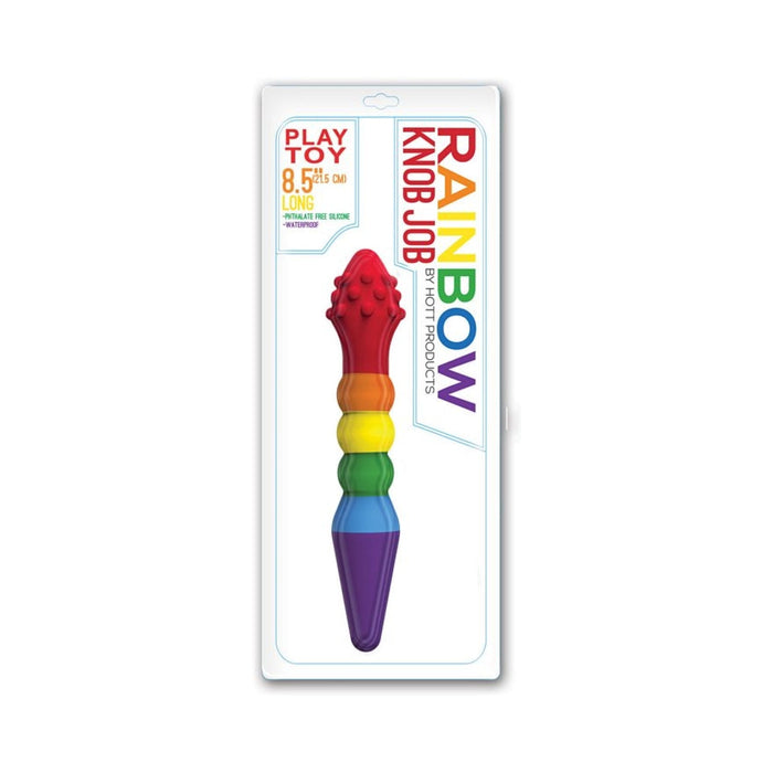 Rainbow Knob Job Dildo | SexToy.com