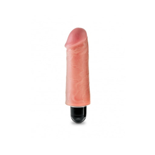 King Cock 5 inches Vibrating Stiffy Beige | SexToy.com
