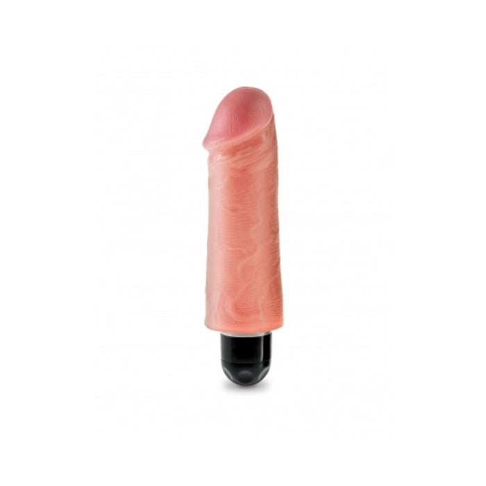 King Cock 5 inches Vibrating Stiffy Beige | SexToy.com