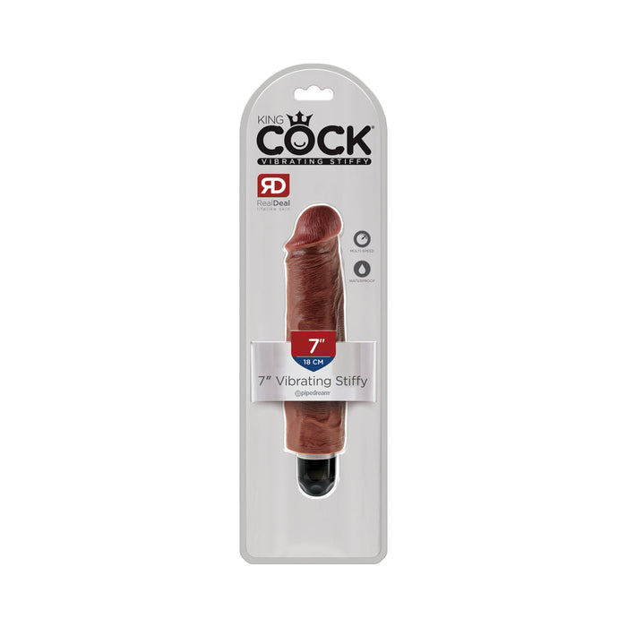 King Cock 7 inches Vibrating Stiffy | SexToy.com