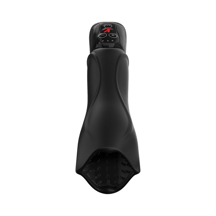 PDX Elite Vibrating Roto-Teazer Black | SexToy.com