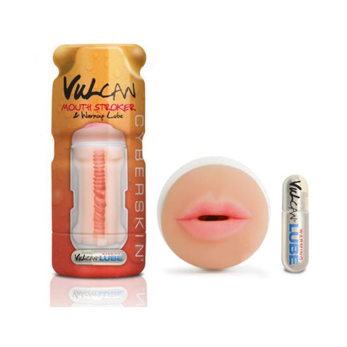 Cyberskin Vulcan Mouth Stroker with Warming Lube | SexToy.com