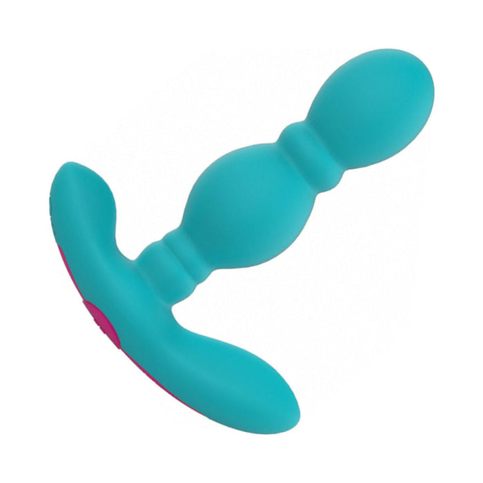 Femmefunn Vibrating Butt Plug Turquoise Blue | SexToy.com